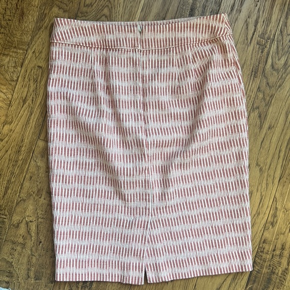 Loft Woven Pencil Skirt Mauve Pink Stretchy 2 - Picture 2 of 9